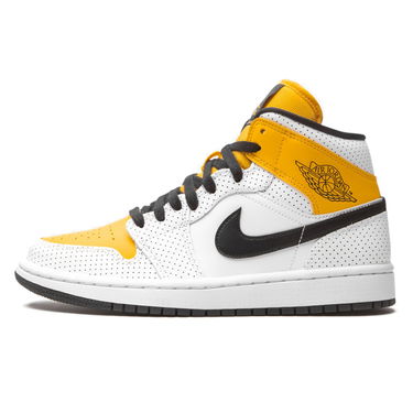 Кецове и обувки Jordan Air Jordan 1 Mid "Perforated - White University Gold" W Оранжево
 | BQ6472-107, 0