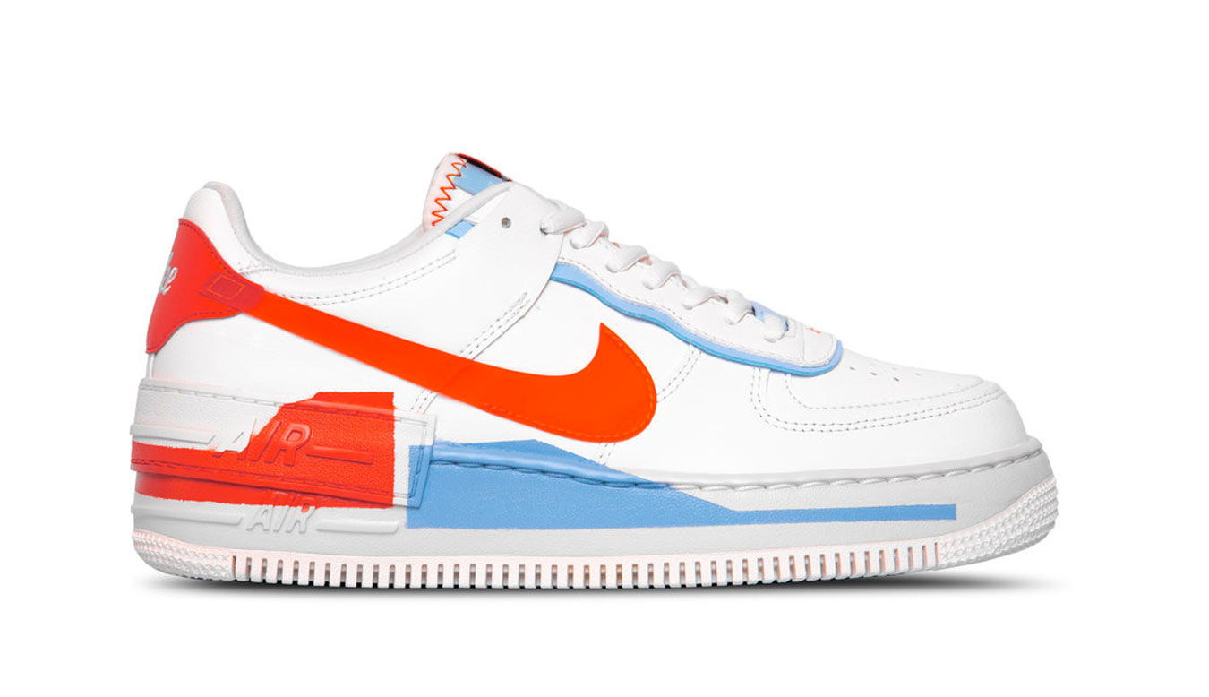 Кецове и обувки Nike Air Force 1 Shadow SE W Бяло | CQ9503-100, 0