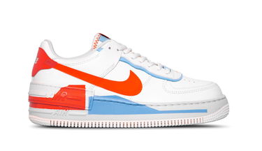 Кецове и обувки Nike Air Force 1 Shadow SE W Бяло | CQ9503-100, 0