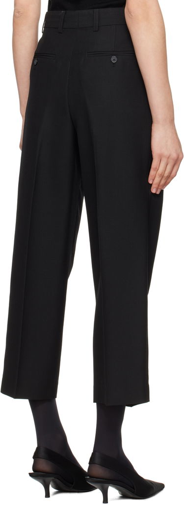 Панталони TOTEME TOTEME Pleated Straight Trousers Черно | 251-WRB0254-FB0026, 2
