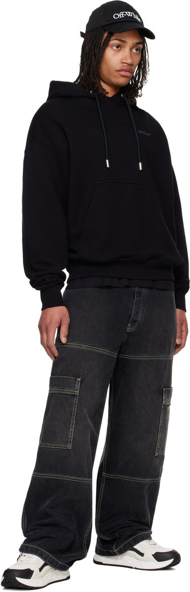 Дънки Off-White Off-White Irregular Denim Cargo Pants Черно | OMYA18QS25DEN0021350, 3