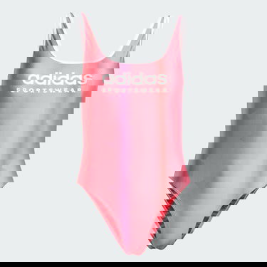 Бански adidas Performance U-Back One Piece Swimsuit Розово | JG8482, 4