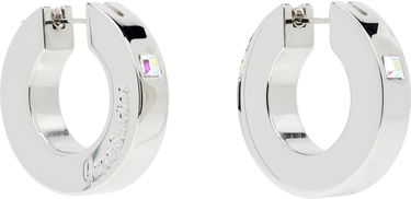 Обеци Acne Studios Acne Studios Crystal Hoop Earrings Металик | C50459-, 1
