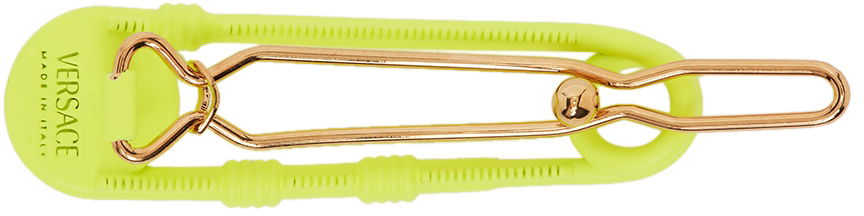 Значка Versace Versace Safety Pin Hair Clip Зелено | 1006259_1A00635, 1