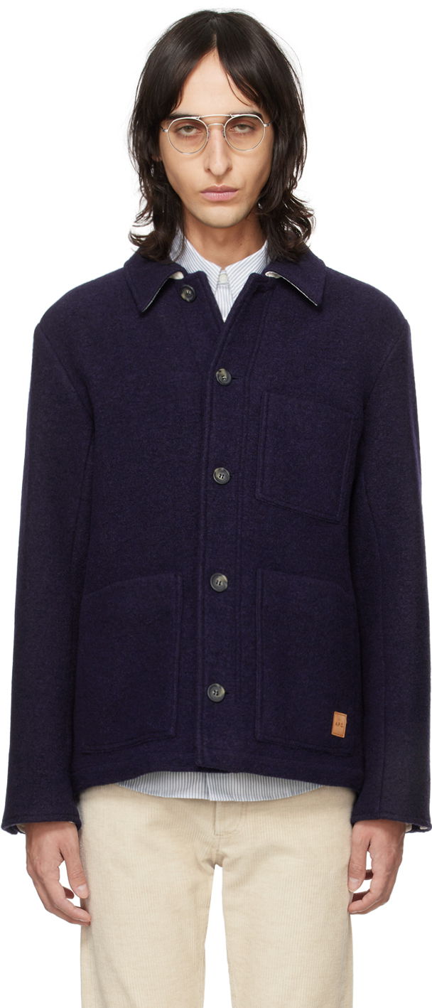 Яке A.P.C. Emile Jacket Тъмно синьо | WOAQJ-H02933, 0