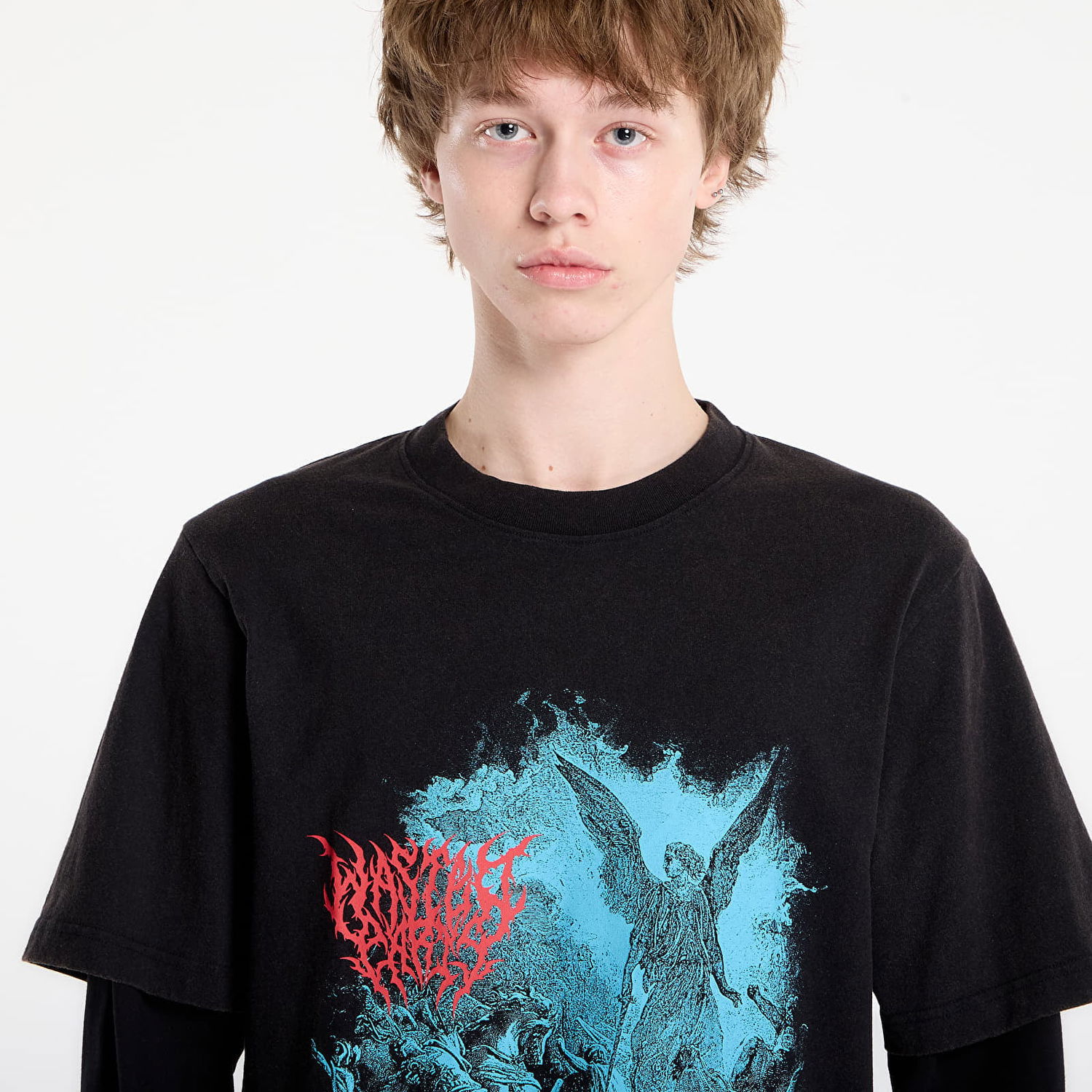 Тениска Wasted Paris Wasted Paris Legion T Age Layered Graphic T-Shirt Черно | WP_000336, 1