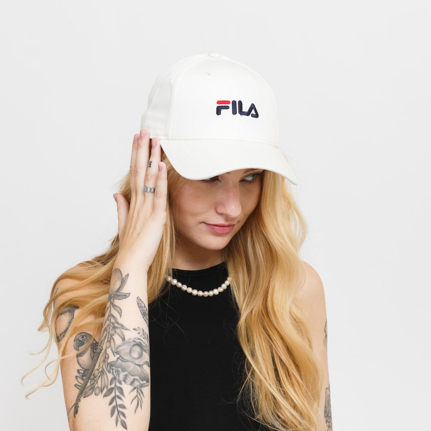 Шапка с козирка FILA BRASOV Бяло | FCU0019-10010, 0