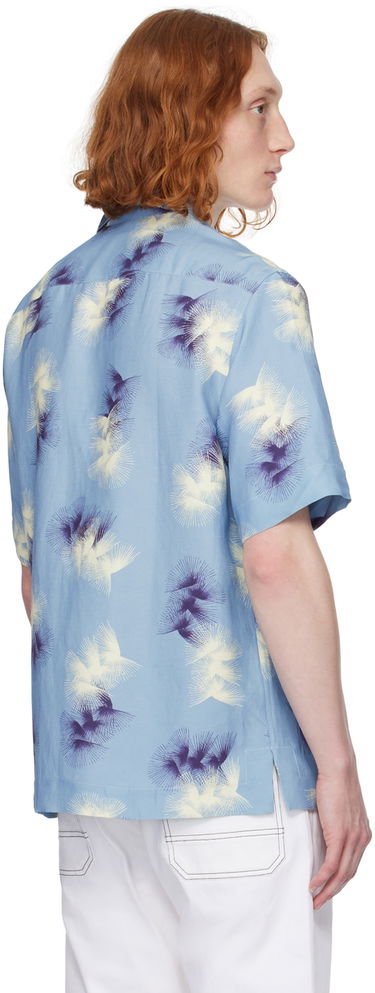 Риза Paul Smith Paul Smith Printed Resort Shirt Синьо | M1R-905U-M02229-40, 2