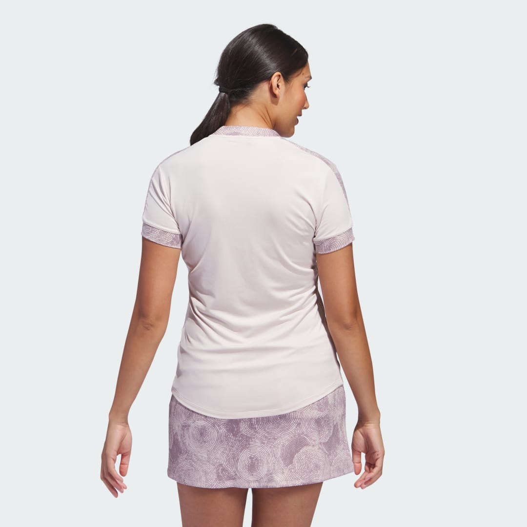 Поло тениска adidas Performance Printed Polo Shirt Бяло | IP8688, 1