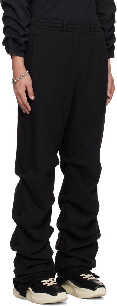Спортни панталони We11done We11done Wrinkled Straight Jogger Sweatpants Черно | WD-TA0-25-724-U-BK, 1