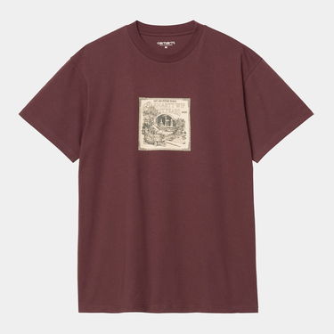 Тениска Carhartt WIP Carhartt WIP Lightyears Ahead Graphic T-Shirt Бургунди | I035441_36, 0