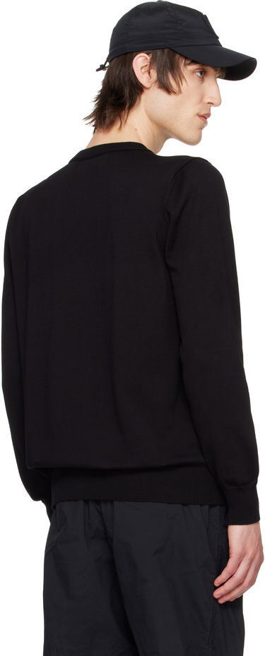 Пуловер Stone Island Stone Island Organic Cotton Crewneck Sweater Черно | K1S15 5100053 S00B2, 2