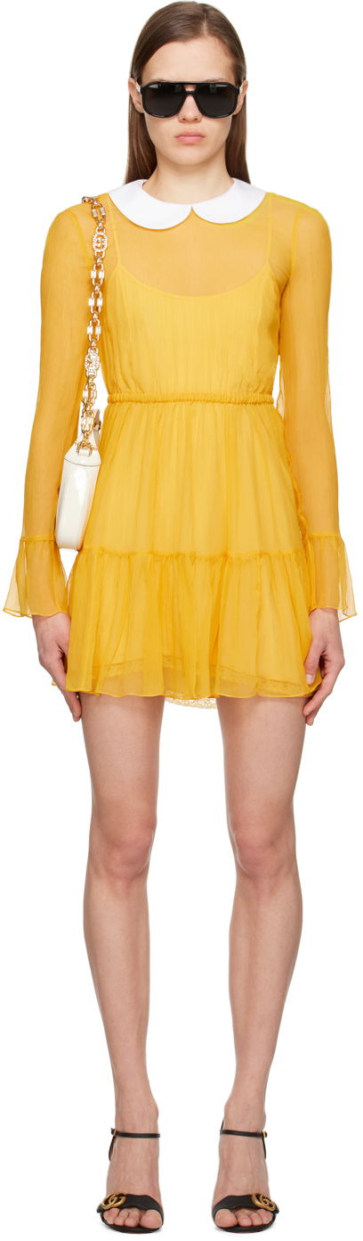 Pокля Gucci Ruffled Жълто | 728125 ZAL3Y, 0