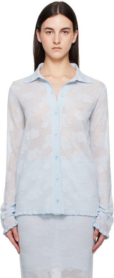 Пуловер Cecilie Bahnsen Cecilie Bahnsen Petra Knit Cardigan Синьо | 1.25KNI50003 PETRA CARDIGAN, 0