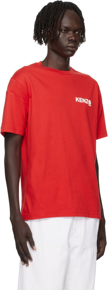Тениска KENZO Black Flower 2.0 T-Shirt Черно | FF55TS4894SG, 4