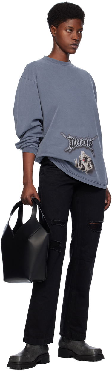 Дънки We11done Distressed Jeans Черно | WD-DP0-24-330-W-BK, 3