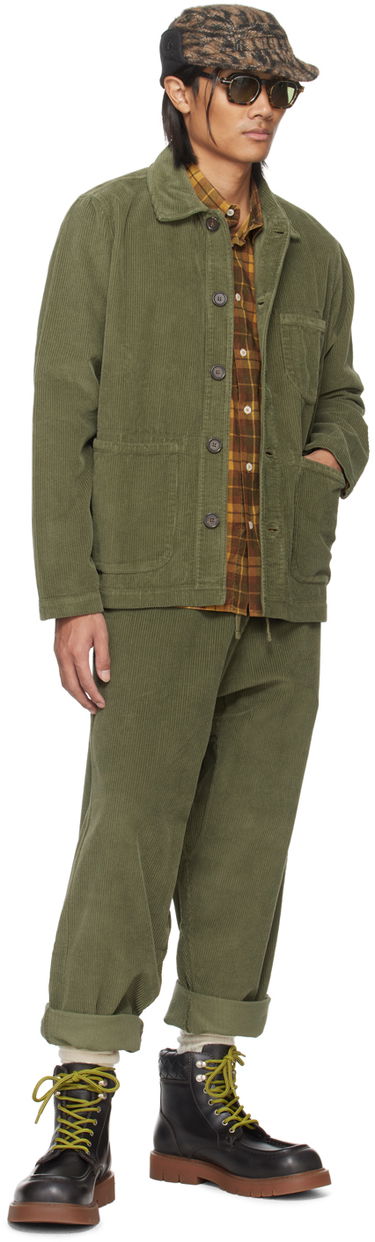 Риза Universal Works Universal Works Square Pocket Shirt Жълто | P2954, 3
