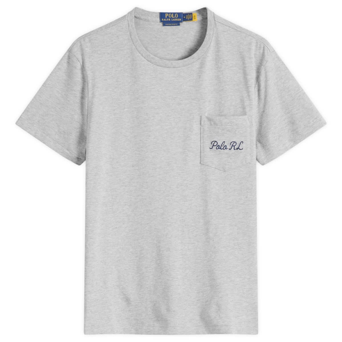Тениска Polo by Ralph Lauren Ralph Lauren Pocket T-Shirt Сиво | 710961125001, 0