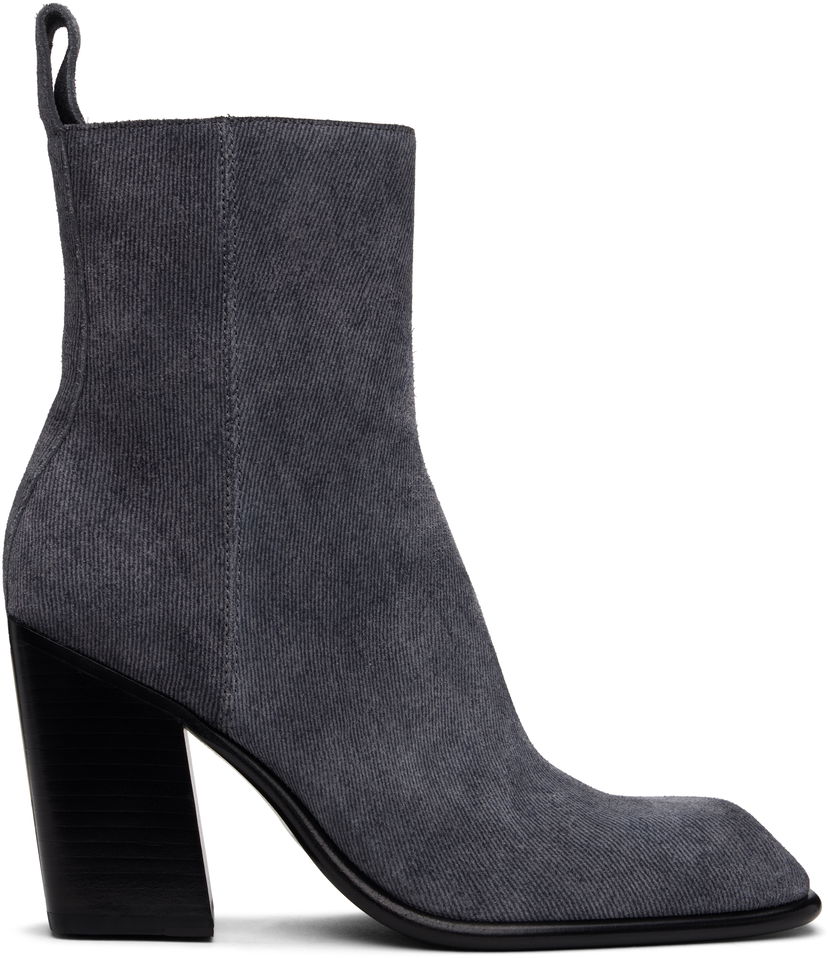 Грижа за обувките Alexander Wang Alexander Wang Throttle Ankle Boots Сиво | 30424B037