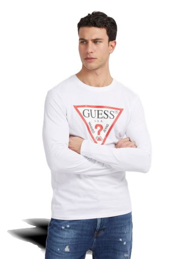 Тениска GUESS T-Shirt Бяло | M2YI31I3Z11