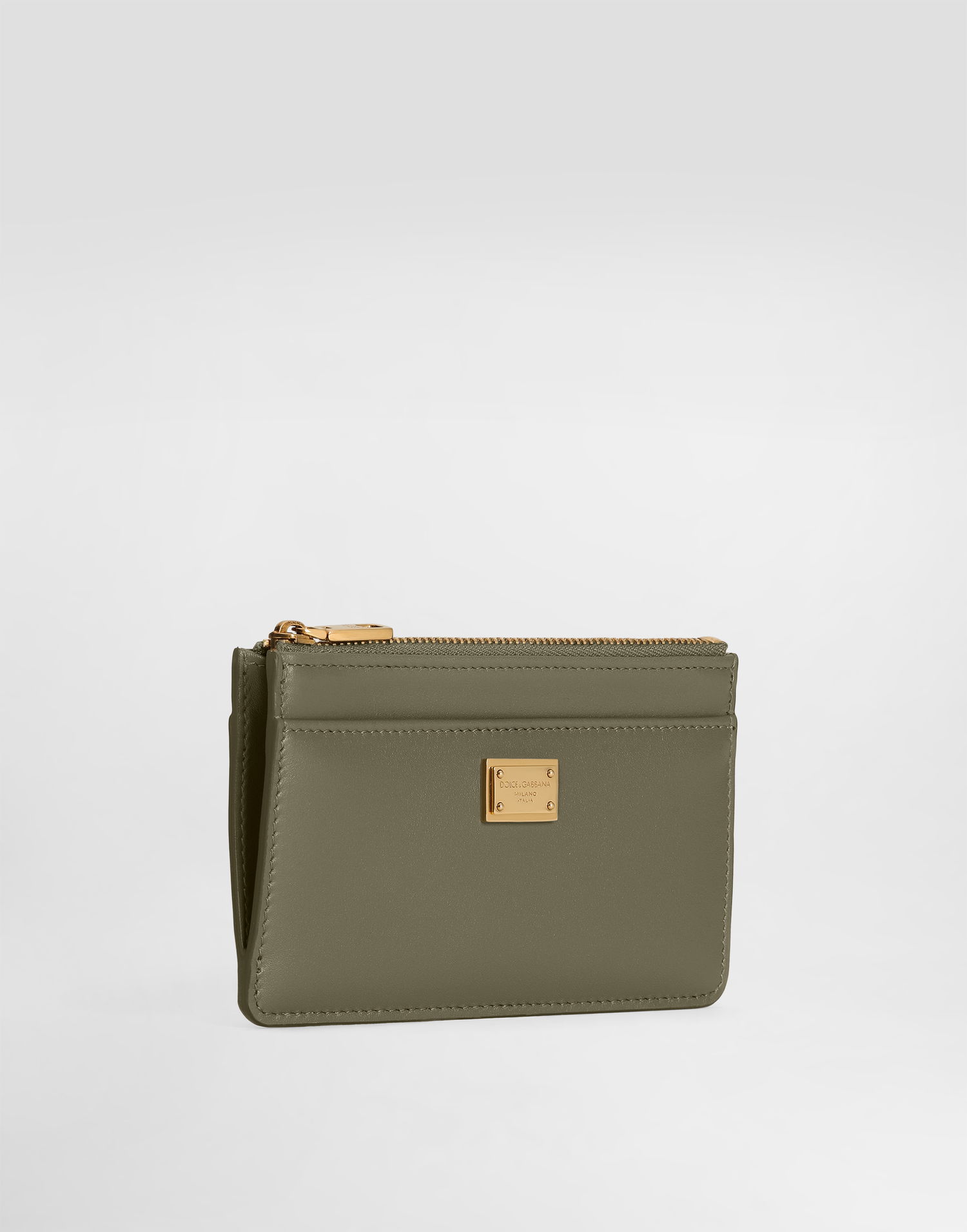 Портфейл Dolce & Gabbana Dolce & Gabbana Plongé Calfskin Card Holder Onesize Зелено | BI1261A9S2580560, 1