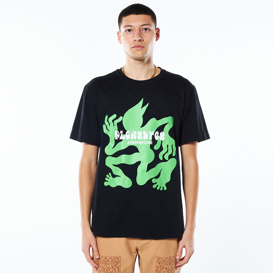 Тениска Pleasures BPMS Tee Черно | P22SP042-BLACK, 1