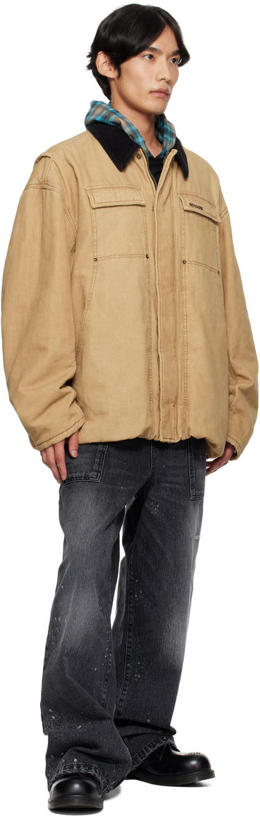 Яке We11done We11done Washed Work Jacket Бежово | WD-JP2-25-070-U-BG, 3