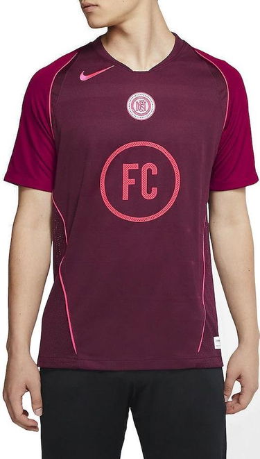 Тениска Nike FC Home Soccer Jersey Бургунди | at6017-681, 0