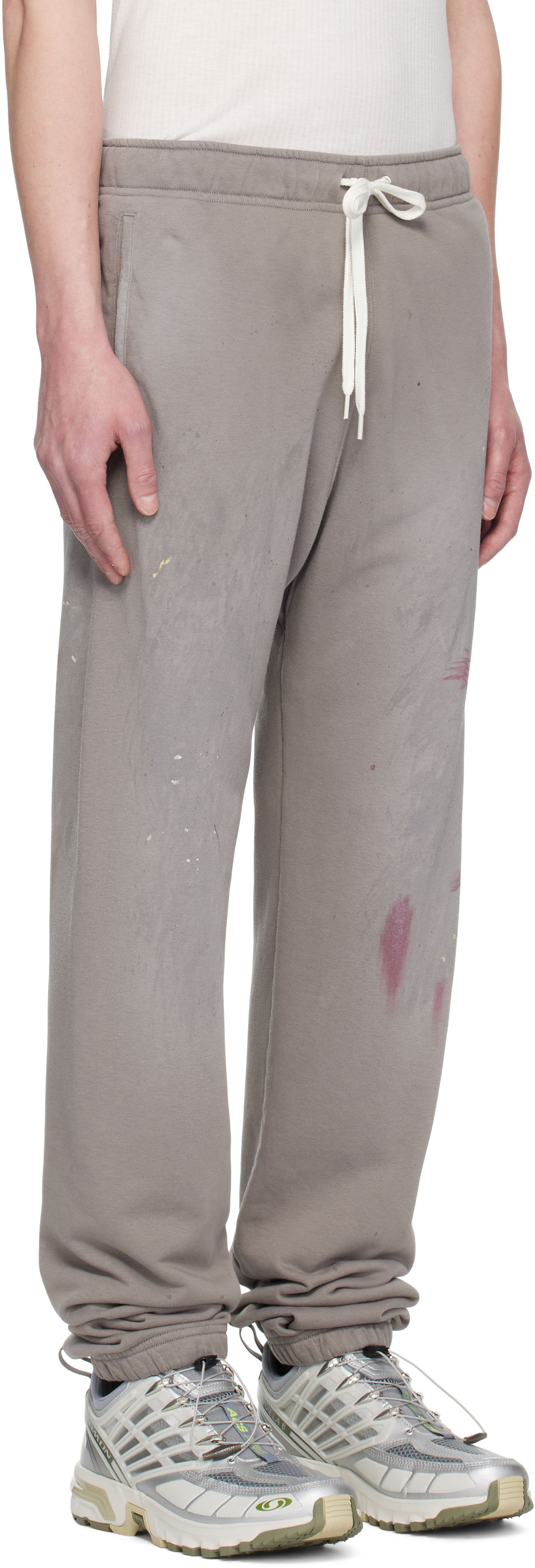 Спортни панталони Maison Margiela MM6 Maison Margiela Paint Splatter Sweatpants Сиво | SH2KA0029 M25013, 1
