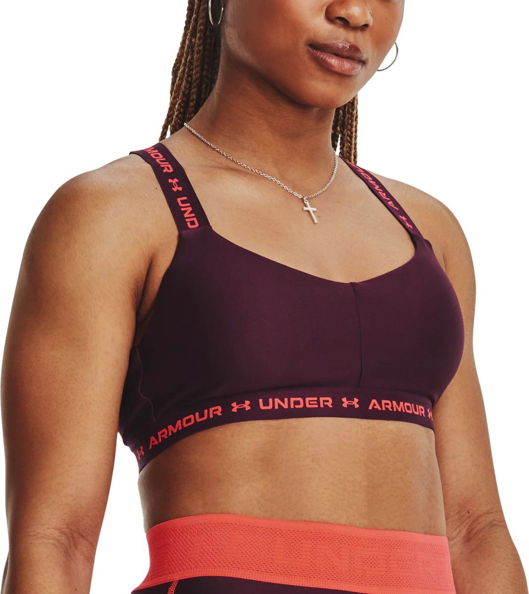 Сутиен Under Armour High Crossback Bra Бургунди | 1361033-600, 0