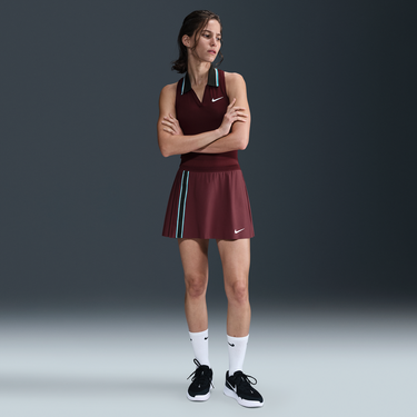 Пола Nike NikeCourt Slam Dri-FIT Tennis Skirt Бургунди | FZ6766-619, 0