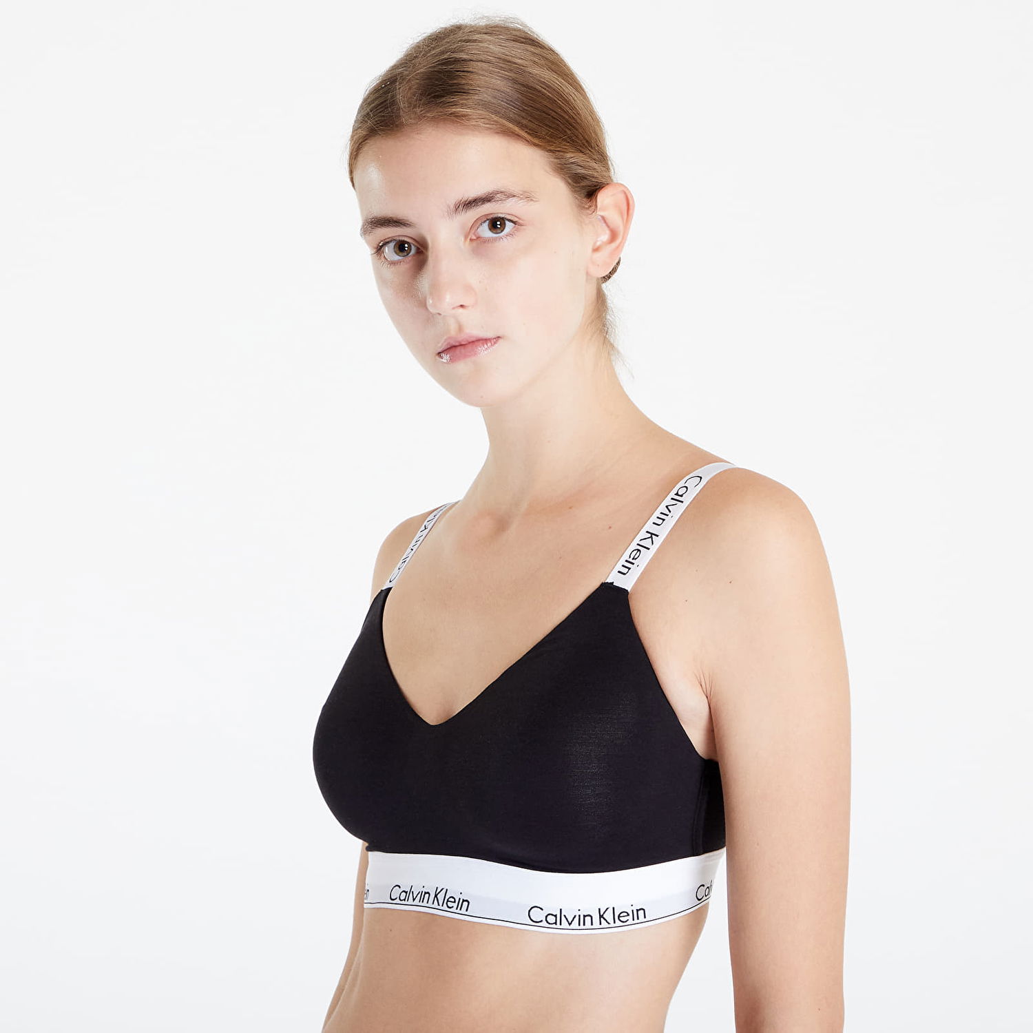 Сутиен CALVIN KLEIN Modern Cotton Light Lined Bralette (Full Cup) Черно | QF7060E UB1, 0