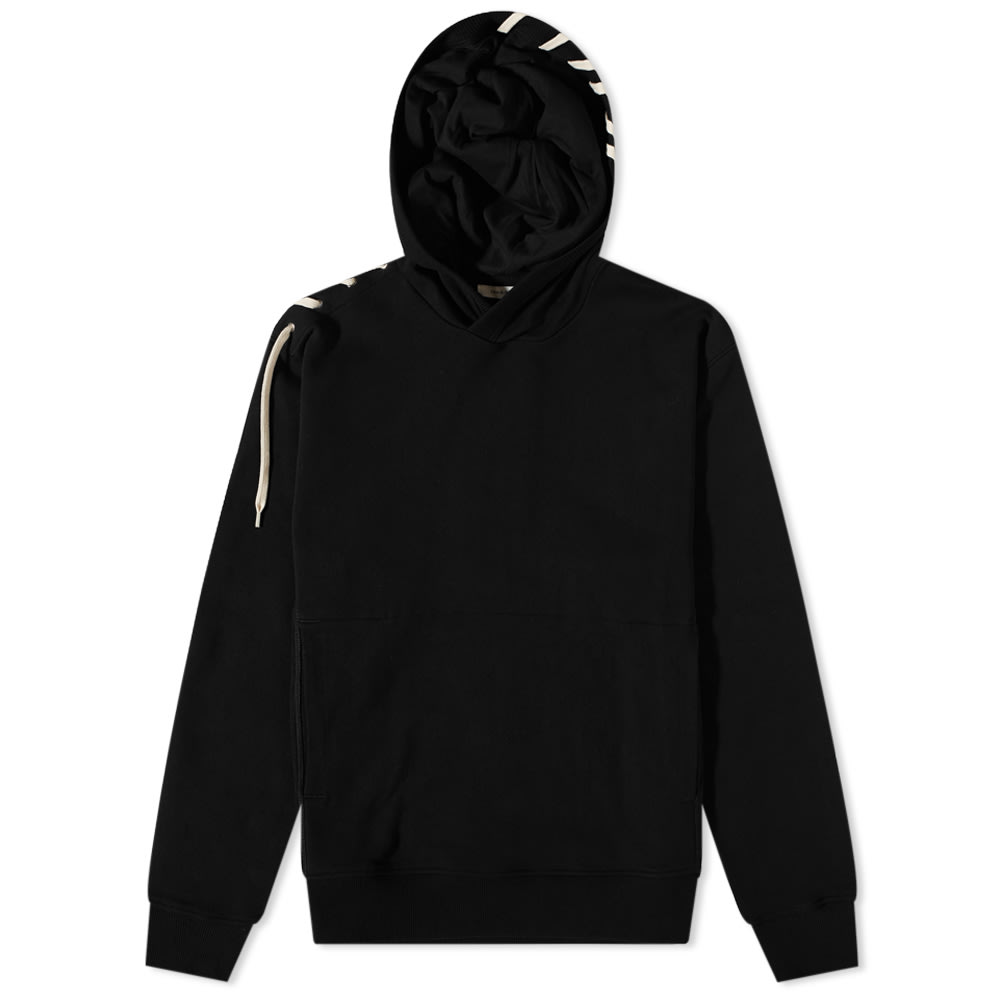 Суитчър Craig Green Laced Hoody Черно | CGSS23CJEHDY01-BLK, 0