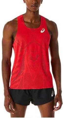 Потник Asics Actibreeze Jaquard Singlet Червено | 2091A614-602