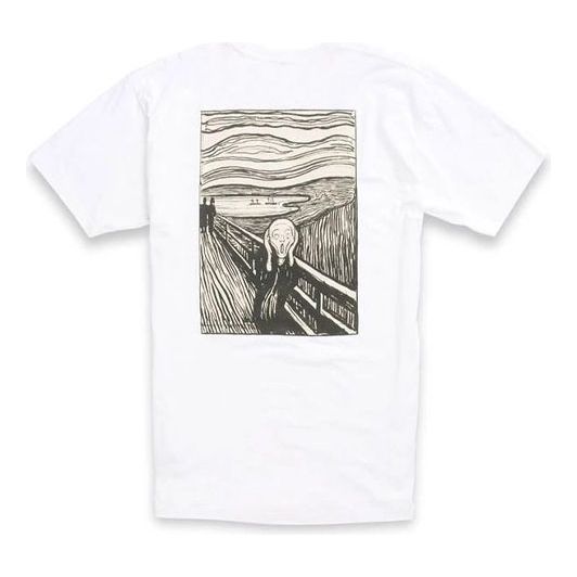 Тениска Vans Vans x MoMA Munch Graphic T-Shirt Бяло | VN0A4RP61UB