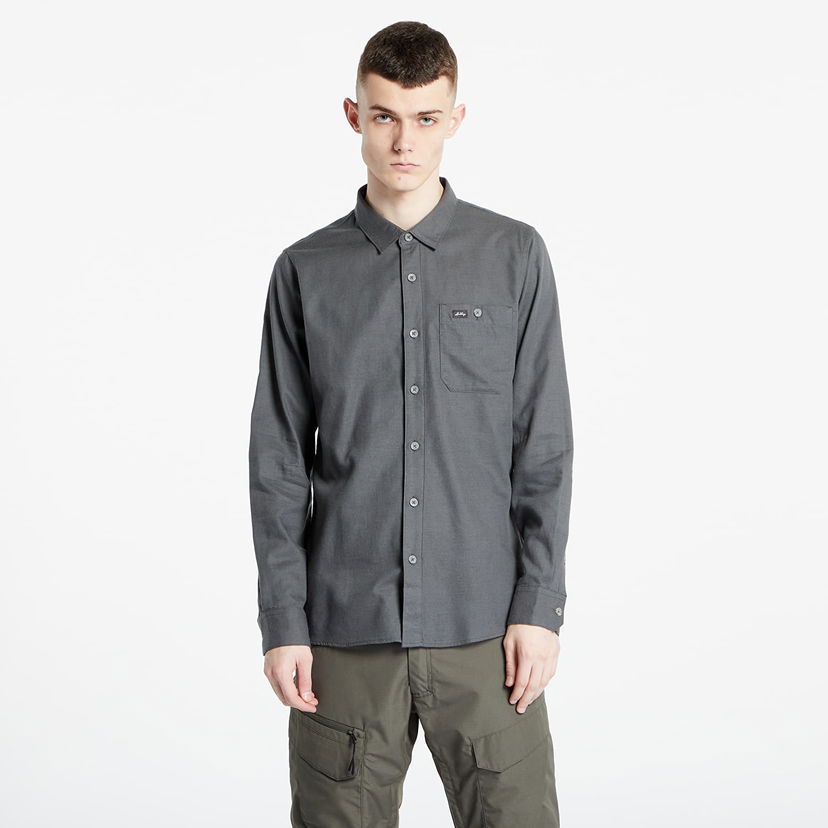 Риза Lundhags Ekren Solid Shirt M Сиво | 1119104-656