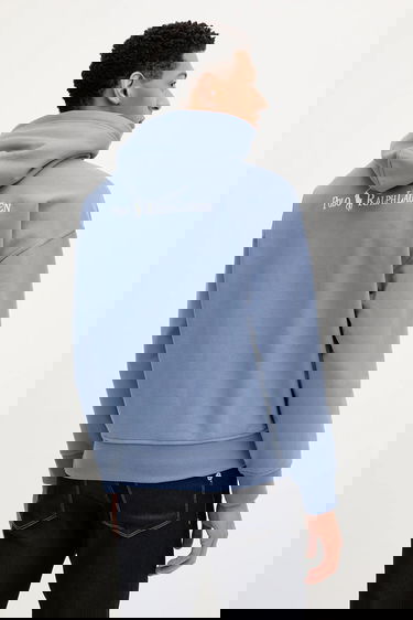 Суитчър Polo by Ralph Lauren Polo Ralph Lauren Lspohoodm11 Long Sleeve Hooded Plain Hoodie Синьо | 710964718, 0