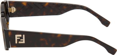 Слънчеви очила FENDI Fendi FF Squared Sunglasses Кафяво | FE40158I@5552E 840126854992, 2