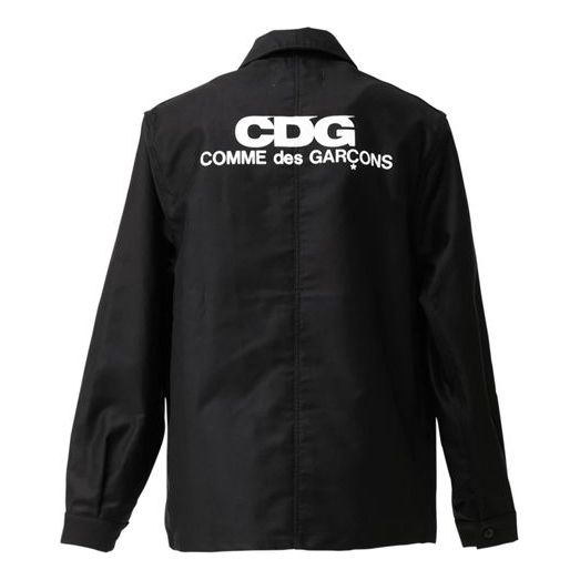 Яке Comme des Garçons COMME des GARCONS CDG Back Logo Coach Jacket Черно | SZ-J010-051, 0