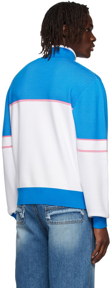 Пуловер We11done We11done Mock Neck Sweater Синьо | WD-KT1-22-617-U-BL, 2