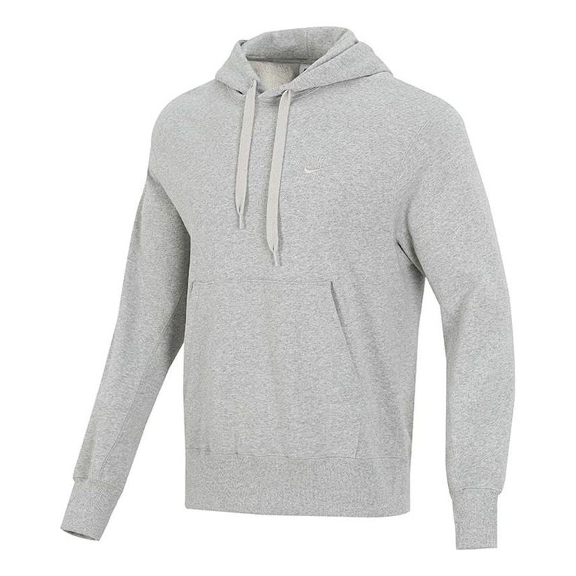 Суитчър Nike Sportswear Embroidered Logo Hoodie Сиво | DA0024-050
