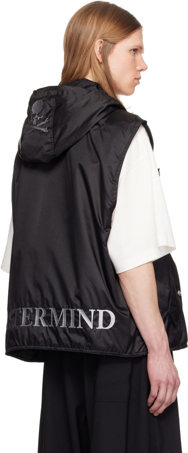 Жилетка Mastermind WORLD Mastermind World Hooded Nylon Vest Черно | MW25S14-VE002-501, 2