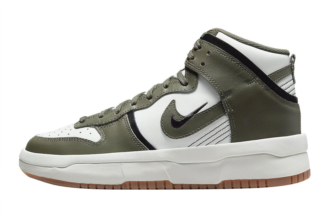 Кецове и обувки Nike Dunk High Up "Cargo Khaki" W Зелено | DH3718-103, 0