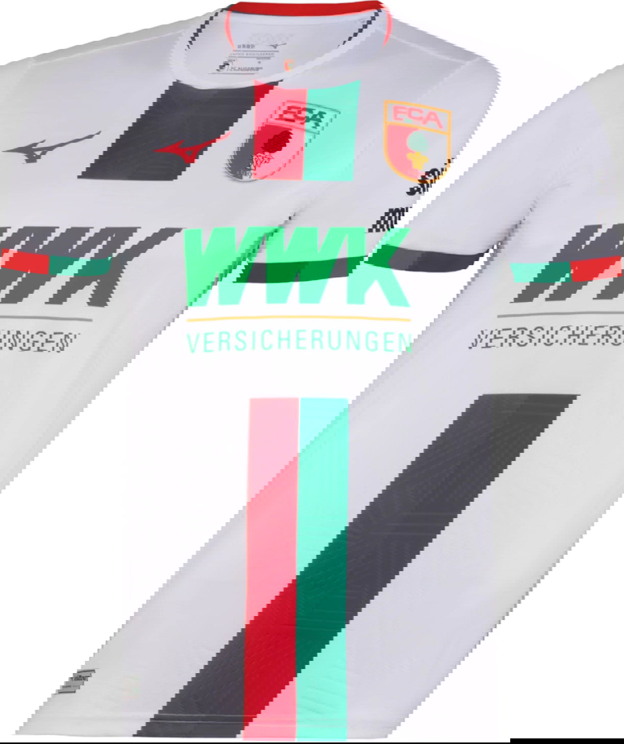 Фланелка Mizuno FC Augsburg 2023/24, Бяло | p2gaax25-001, 0