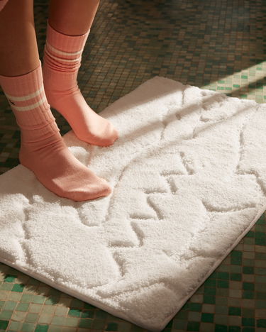 Домашен декор Lacoste Bath Mat Бяло | 1044342, 1