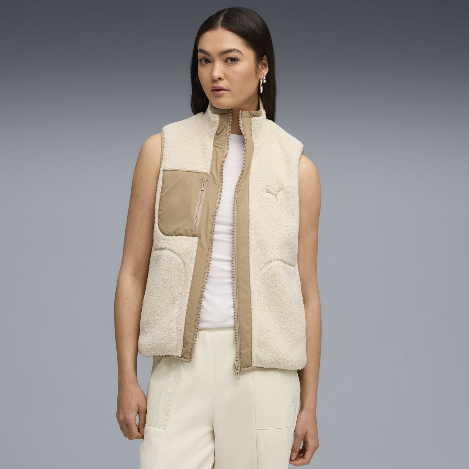 Жилетка Puma Reversible Hybrid Sherpa Vest Бежово | 688388_87, 0
