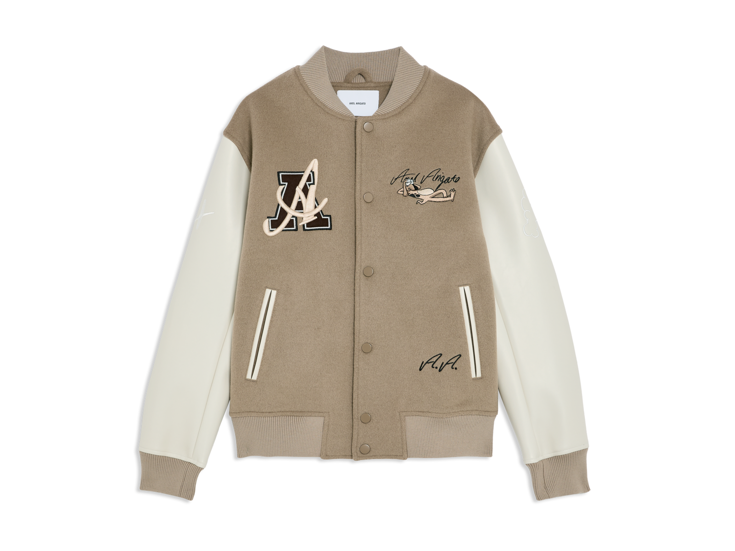 Яке AXEL ARIGATO Wes Varsity Jacket Бежово | A2178002, 1