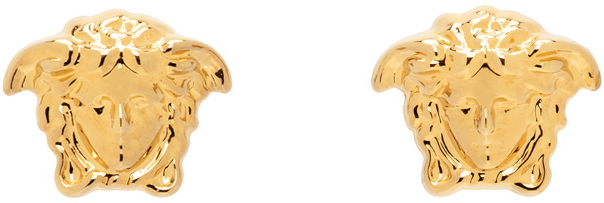 Обеци Versace Medusa Earrings Бежово | DG25591_DMT1, 0