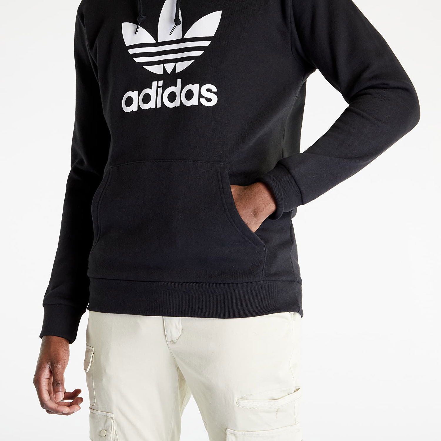 Суитчър adidas Originals Adicolor Classics Trefoil Hoodie Черно | IA4883, 1