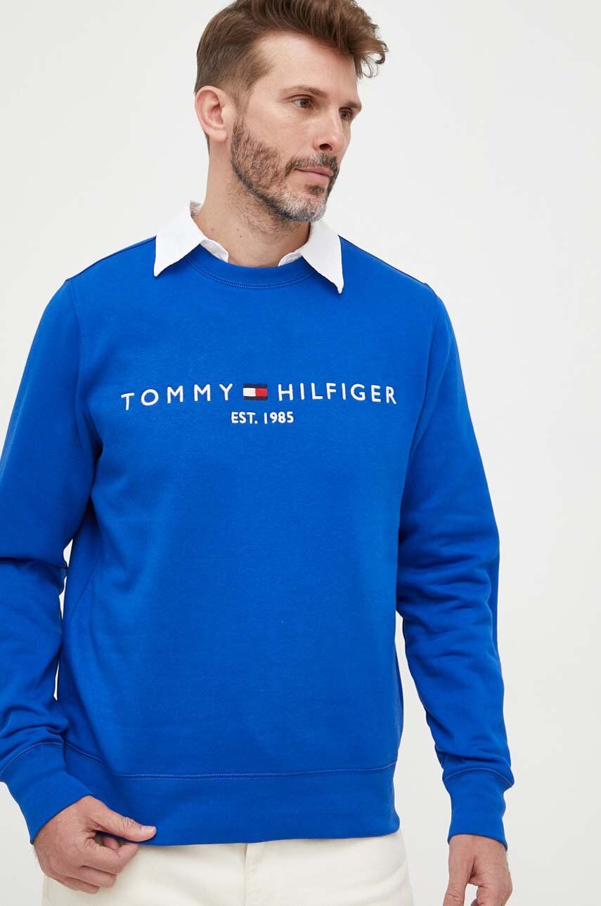 Суитчър Tommy Hilfiger Logo Sweatshirt Синьо | MW0MW11596, 0